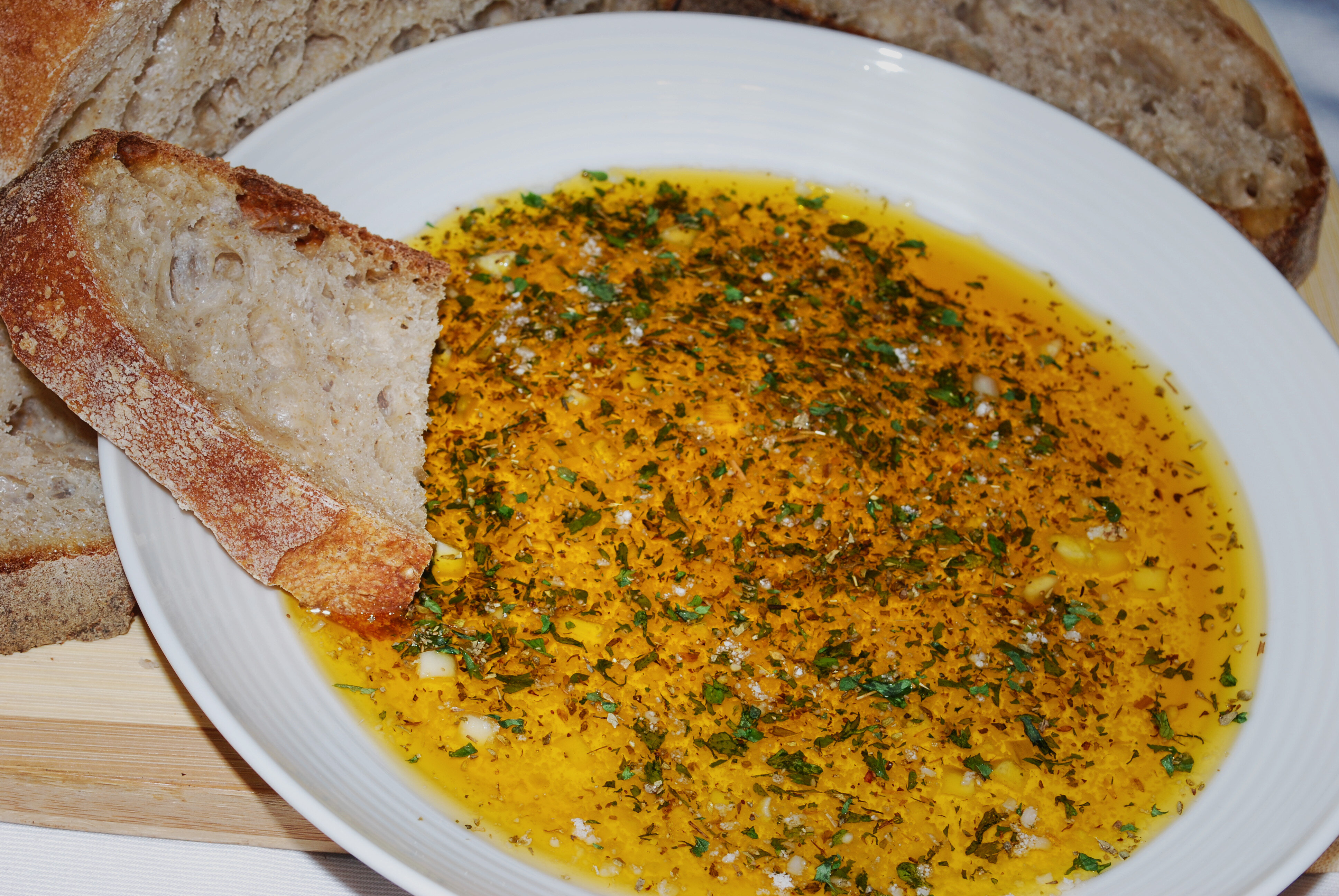 Bread Dip 2 zucchini and kohlrabi cakes