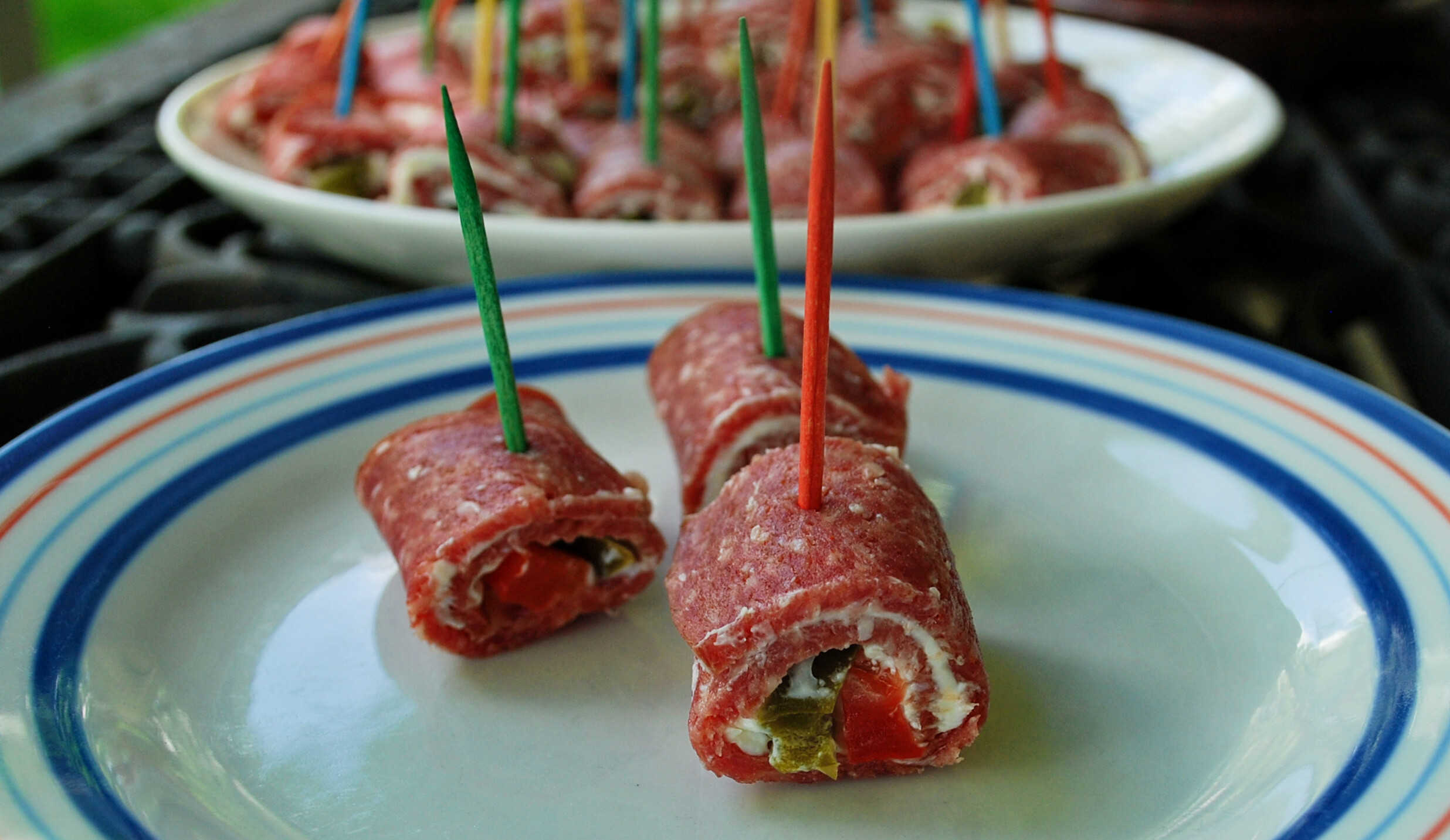 sweet bologna roll ups