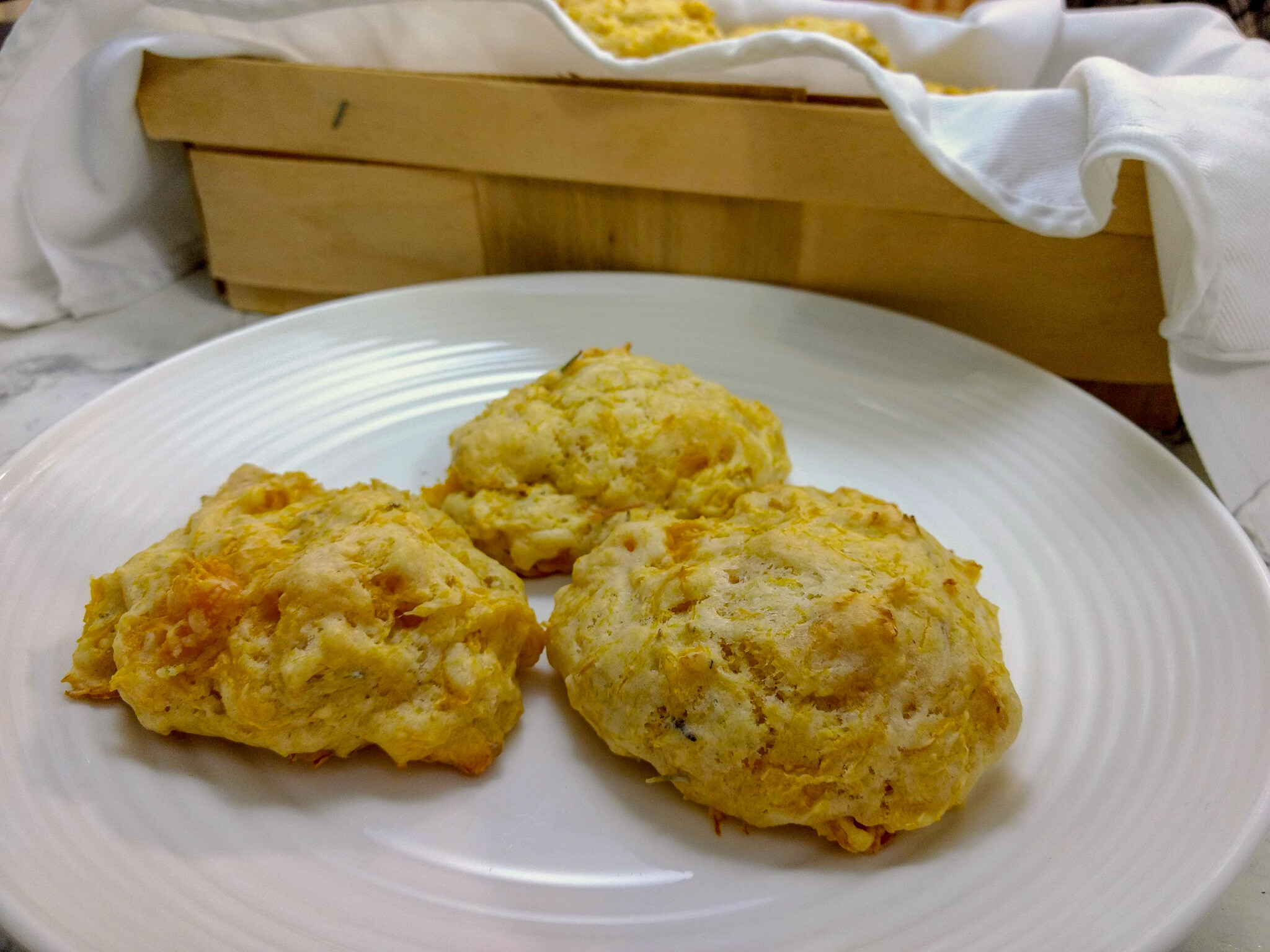 Butternut Squash Drop Biscuits